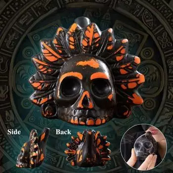 Yousheng Aztec Death Whistle Громкий человеческий звук Кричащий свисток смерти до 125+ децибел Череп-свисток для костюмов на Хэллоуин Подарок