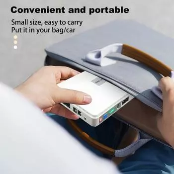 Yousheng Бесперебойное резервное питание Интеллектуальная система мониторинга Защита от перезарядки Компактный портативный ИБП Резервный источник питания 8800mAh US Plug