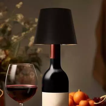 Yousheng Беспроводная лампа-бутылка Настольная лампа RGB Режим освещения Сенсорное управление Перезаряжаемая портативная беспроводная настольная лампа Украшение Warm light белый
