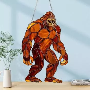 Yousheng Bird Sun Catcher акриловый красочный сова Sun Catcher 2D многоцветный подвесной орнамент в виде животного для крыльца окна садовый декор на открытом воздухе B