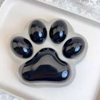 Yousheng Большая игрушка-лапа для кошек, игрушка для снятия стресса, сжимающая и щипающая лапку для котят, сенсорная игрушка для детей, подростков и взрослых, мягкая игрушка-лапа для снятия стресса из термопластичной резины чёрный