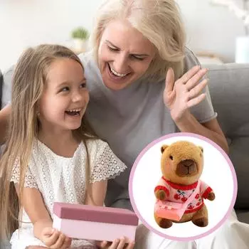 Yousheng Capybara плюшевая игрушка с одеждой и аксессуарами набор 9.84 DIY милый мягкий комплект для одежды для девочек и мальчиков обнимающаяся Capybara плюшевая игрушка K