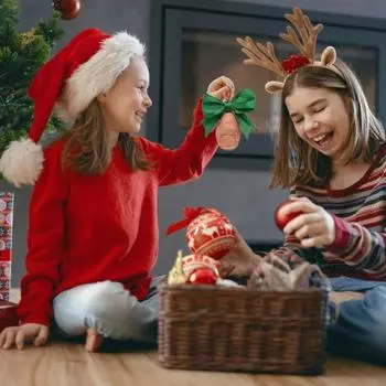 Yousheng Christmas Toe Ornament Christmas Tree Hanging Decor Toe with Ribbon Bow Winter Ornament Gag Gift for Family Friends A