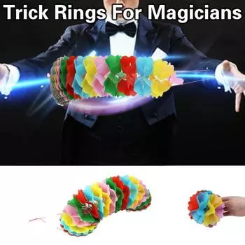 Yousheng Circle, компрессионный цветок, реквизит, забавный многоцветный растягивающийся развлекательный реквизит, креативная новинка, компрессионный цветок, сценический реквизит