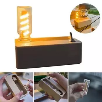 Yousheng Creative Магнитная складная настольная лампа Мягкое свечение Без мерцания Прочная конструкция Компактный размер Регулируемая яркость Перезаряжаемая светодиодная лампа A