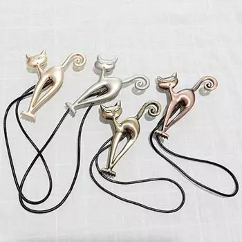 Yousheng Подхват для штор Магнитный Широкое применение Сплав Форма Кошки Мини-Держатель Для Штор Хозяйственные Принадлежности