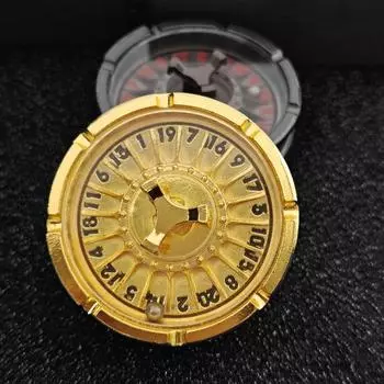 Yousheng D20 рулетка кости Fidget Spinner прочный цинковый сплав винтажный дракон вращающийся кончик пальца гироскоп металлические кости реквизит для ролевых игр RPG чёрный