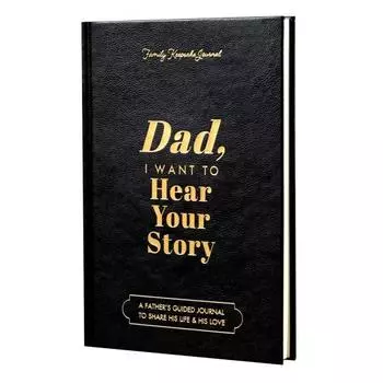 Yousheng Dad I Want to Hear Your Story Journal Мягкий на ощупь блокнот из искусственной кожи Плотная бумага Непроливающийся дизайн блокнот для записей B