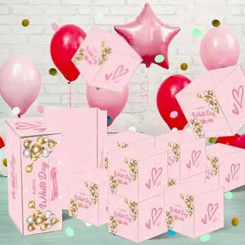 Yousheng День святого Валентина взрывная подарочная коробка сюрприз прыгающий держатель для денег подарок своими руками взрывная подарочная коробка для дня рождения годовщины предложение 10 pcs