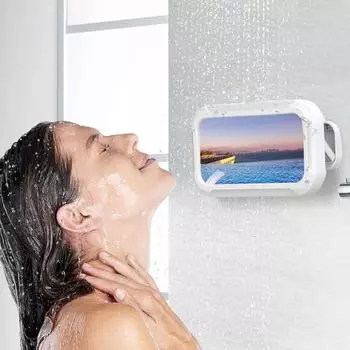 Yousheng держатель для телефона для душа водонепроницаемый настенный чехол-подставка для ванной комнаты, кухни вращающийся противотуманный держатель для телефона душевая утварь гаджет зелёный