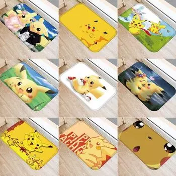 Yousheng Digital Monster Pikachu фланелевый нескользящий водопоглощающий коврик для ванной комнаты