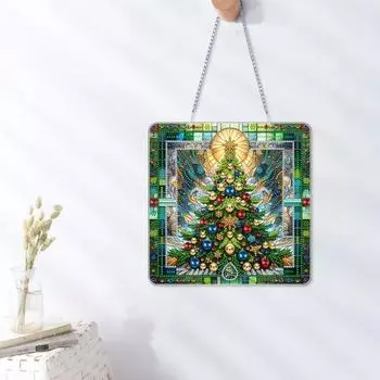 Yousheng DIY акриловая алмазная живопись для детей и взрослых, набор для рисования стразами, сделай сам, цветные стразы, подвесное украшение для домашнего декора A