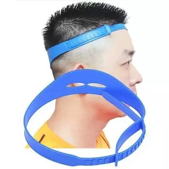Yousheng DIY силиконовая резинка для волос для мужчин и детей дугообразные нескользящие ремни силиконовая резинка для волос для легкой стрижки дома чёрный