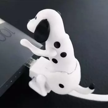 Yousheng Dog Hump Charger Портативное зарядное устройство для телефона от беспокойства у собак USB-зарядное устройство для собак от стресса зарядное устройство для собак подарок для любителей домашних животных 2pcs Type-C белый