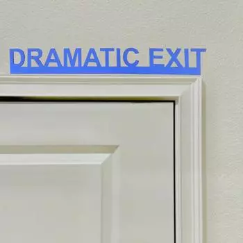 Yousheng Dраматический выходной дверной топпер, украшение для дома, офиса, гостиной, спальни, акриловая буква, входная дверь, украшение для сиденья, настенный декоративный знак золотистый