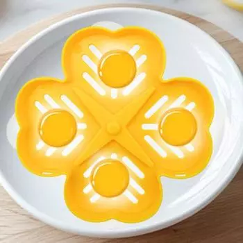 Yousheng Egg Yolk Separator BPA-Free Plastic Yolk Splitter Multi-Egg Capacity No Drips No Mess Egg White Extractor Kitchen Essential for Efficient жёлтый