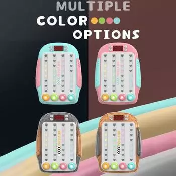 Yousheng Fast Push Rhythm Master игровая консоль тренировка скорости реакции для детей и взрослых портативный обучающий светящийся трек игровой автомат игрушка