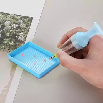 Yousheng Faux Diamond Art Pen Vase Shape Rhinestone Art Pen Многоразовая ручка для точек для нейл-арта, проекты DIY со стразами 3pcs