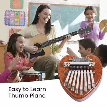 Yousheng Finger Thumb Piano 8 Key Mini Thumb Piano Musical Instrument Portable Kalimba Thumb Piano for Kids Adults Beginners Bear