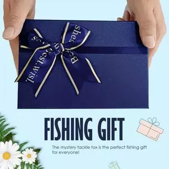 Yousheng Fishing Advent Calendar Christmas Countdown Fishing Lure Tackle Set with 15Pcs Fishing Lure Set for Fishing Men Adult Teen Boys чёрный