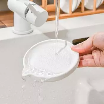 Yousheng Food Grind с щеткой Многофункциональная керамическая толкушка для картофеля Ручной инструмент для измельчения имбиря, чеснока, моркови Кухонный гаджет белый