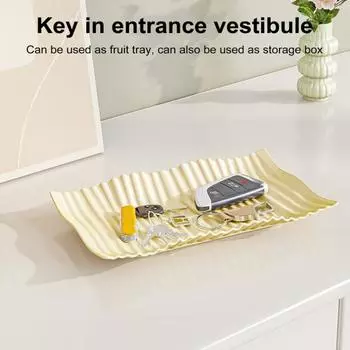 Yousheng Fruit Dish Serving Tray Party Platters for Entertaining Reusable Food Trays for Cookies Snacks Desserts чистый