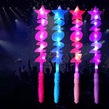 Yousheng Glow Stick 2025 светодиодные светящиеся палочки красочные мигающие блестящие палочки для Нового года свадьбы рейвов концертов рождественских вечеринок Хэллоуина Snake
