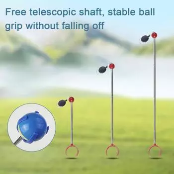 Yousheng Golf Ball Retriever Раздвижной захват для мячей для гольфа для воды Портативный телескопический захват для мячей для гольфа для мужчин красный