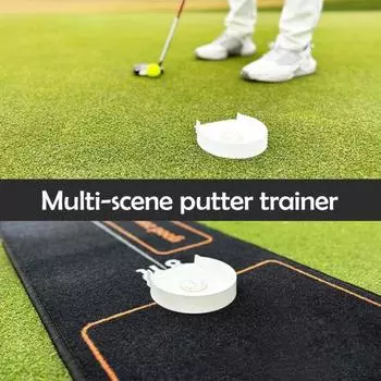 Yousheng Golf Putting Cup Инструменты для отработки ударов по мячу в гольфе, вспомогательное средство для тренировок по игре в гольф для любителей гольфа, тренировки в помещении и на открытом воздухе красный