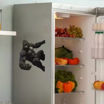 Yousheng Gorilla Холодильник Магнит Восхождение Горилла Брелок Магнит на холодильник Горилла Ключ Организатор Украшение для домашней кухни чёрный