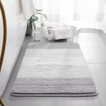 Yousheng градиентный цветной коврик для ванной современный быстросохнущий мягкий противоскользящий толстый супер впитывающий коврик для входной двери душевой коврик напольный коврик принадлежности для ванной комнаты 40cm зелёный