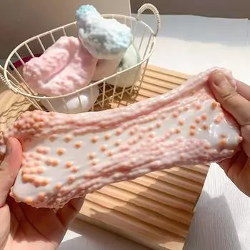 Yousheng Grape Stress Ball Squeeze Toys для взрослых, разноцветные бусины, мяч для снятия стресса со звуком, мяч для упражнений на руку для облегчения синдрома запястного канала зелёный