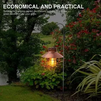 Yousheng Heavy Duty Shepherd Hook с 5-зубчатым основанием, садовый крючок, стойка, нержавеющая многофункциональная стойка, крючок для кормушки для птиц, фонарей, цветочных корзин чёрный