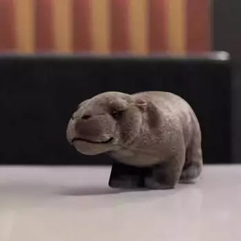 Yousheng Hippo Plush 20 см милый карликовый бегемот плюшевая игрушка мягкий малыш бегемот плюшевая подушка для детей взрослых поклонников домашнего декора 20cm