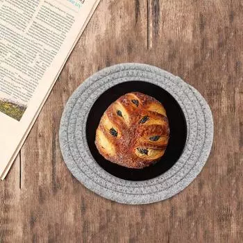 Yousheng хлопчатобумажные подставки ручной работы, термостойкие кухонные коврики, защита стола, коврики из натурального хлопка для приготовления пищи, выпечки, кухонный стол 18cm