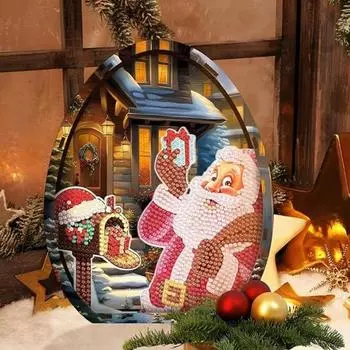 Yousheng искусственная алмазная живопись украшение деревянные рождественские украшения стола овальные 3D стразы поделки для спальни гостиной