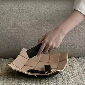 Yousheng искусственная кожа поднос для хранения водонепроницаемый прочный домашний офис многофункциональный часы ювелирные изделия ключи безделушки хранение тарелка миска органайзер контейнер кофейный