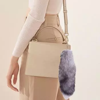 Yousheng искусственный лисий хвост брелок кулон ручной работы искусственный меховой хвост косплей ренессанс пушистый хвост сумочка аксессуар 40cm G