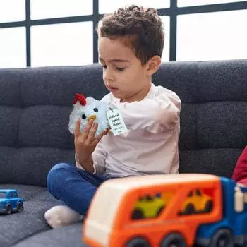 Yousheng Эмоциональная поддержка, вязаная крючком кукла-цыпленок для поощрения, мягкая игрушка для снятия стресса, вязаная игрушка, красочный декор для дома Chick