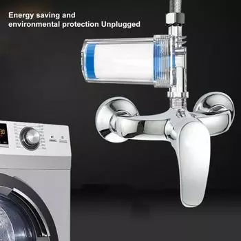 Yousheng Керамический/Стержень из активированного угля Съемный кран Предварительный фильтр Бытовой кран Передний очиститель воды Бытовые принадлежности Small теплый белый