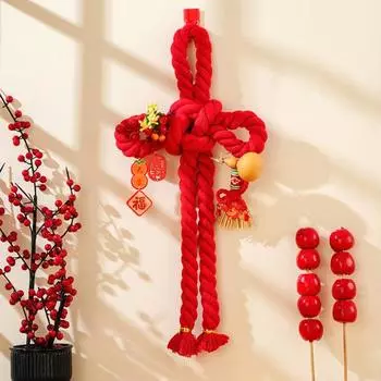 Yousheng китайский узел веревки подвеска змеиный год дверная ручка вешалка весенний фестиваль украшение для дома автомобиль новогоднее украшение A