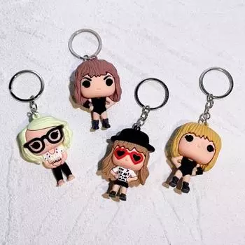 Yousheng коллекционная статуэтка музыкальная звезда смоляная фигурка брелок популярный певец подвеска брелок скульптура школьная сумка украшение