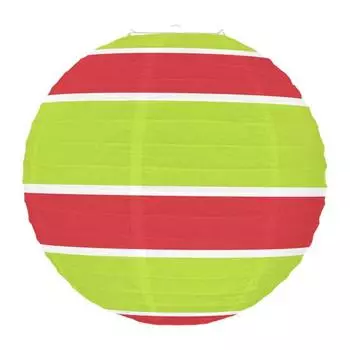 Yousheng Красный и зеленый бумажный фонарь 12 дюймов Рождественский подвесной круглый фонарь для внутреннего и наружного праздничного потолочного декора F