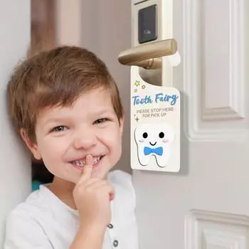 Yousheng Креативный дверной орнамент, украшение для ручки, липа, напоминание о чистке зубов, поощряет уход за зубами, домашний декор розовый