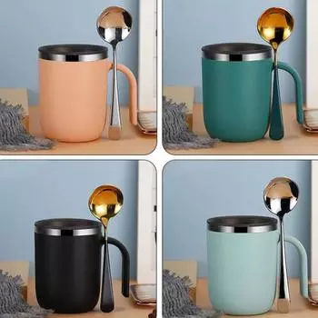 Yousheng Кружка из нержавеющей стали Простая кофейная чашка Изолированный контейнер для молока большой емкости