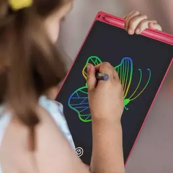 Yousheng LCD планшет для письма доска для рисования с низким энергопотреблением без излучения стираемая 8,5-дюймовая цветная доска для рисования электронная игрушка 12Inch синий