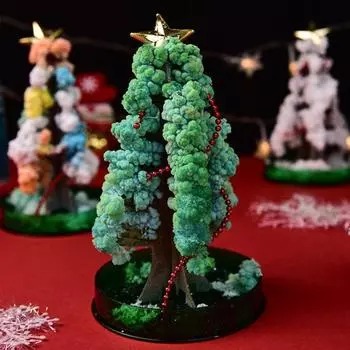 Yousheng Magic Growing Christmas Tree DIY Crystalloid Blossom Tree Kit Простая настройка Обучающий набор для выращивания Crystalloid Tree Подарок на праздник для детей