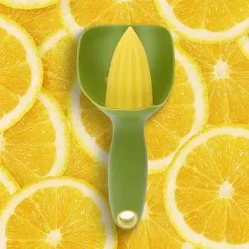 Yousheng Manual Citrus Juicer Reamer для грейпфрутов, апельсиновый пресс для эффективного отжима сока, сохраняющий питательные вещества, мини-соковыжималка для лимонов зелёный