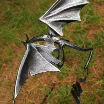 Yousheng Metal Flying Dragon Wind Chime с 3 трубками, натуральная успокаивающая мелодия для сада, патио, уличного винтажного дракона, подвесной ветряной колокольчик, украшение серебряный