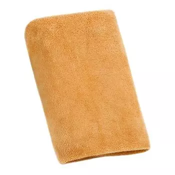 Yousheng Микрофибровое полотенце-обертка для волос 14 x 30 Впитывающее полотенце для ванной комнаты Кухонное полотенце для уборки Мочалка для спа-салона бассейна 1pc золотистый